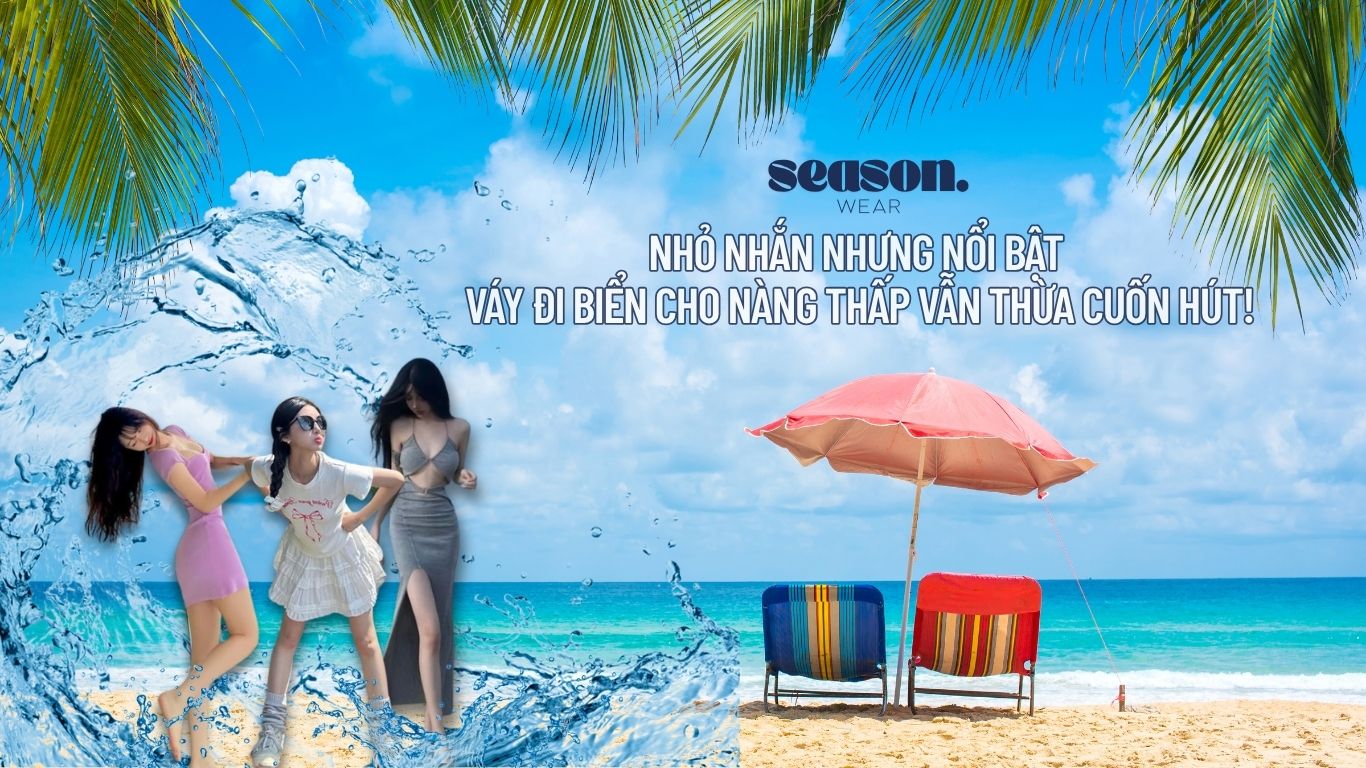 váy đi biển cho người thấp