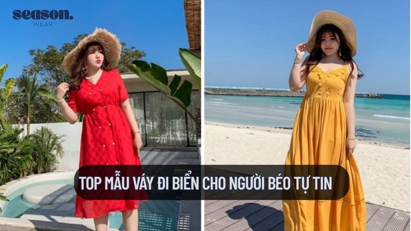 váy đi biển cho người béo