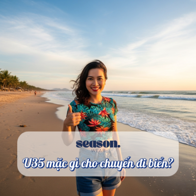 thời trang đi biển tuổi 35