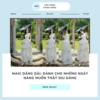Váy maxi dáng dài