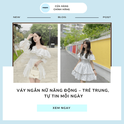 Váy ngắn nữ năng động
